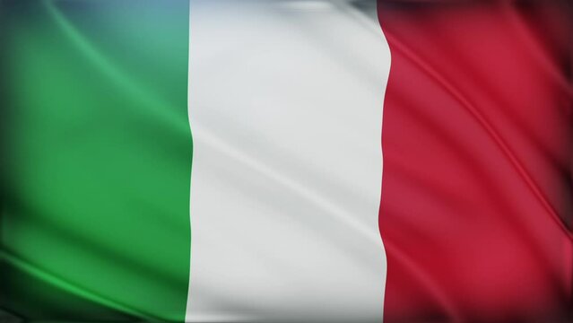 Waving Italy flag background