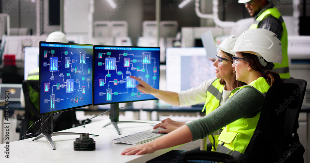 Poster Engineer Operators Using Scada System