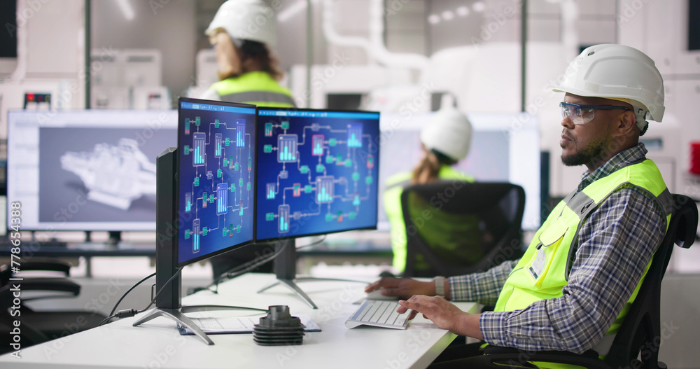 Poster Engineer Operators Using Scada System