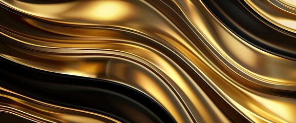 background golden with black wavy lines