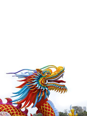 Fototapeta na wymiar Traditional dragon for Chinese New Year