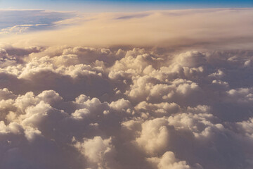 Fototapeta na wymiar atmosphere clouds over the sky