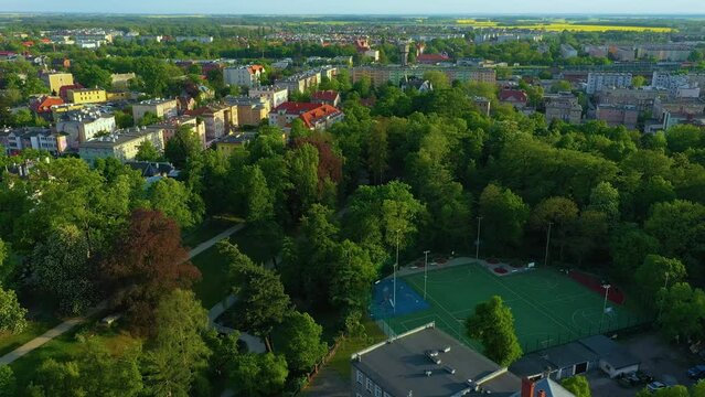 Central Park Brzeg Centralny Aerial View Poland