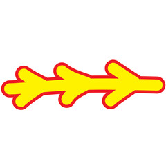 Arrow Icon set Doodlle Illustration