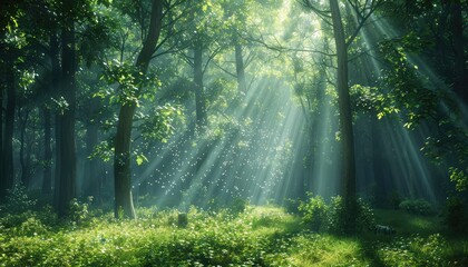 Obraz premium Forest backgrounds offer a sense of adventure and natural beauty