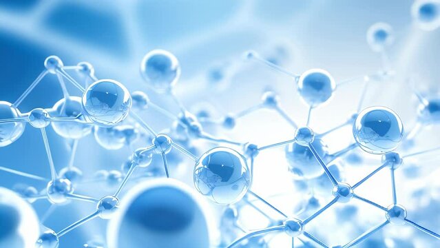 Abstract generic transparent molecules structure
