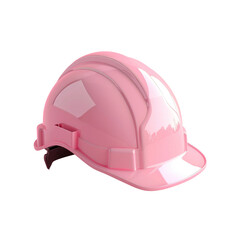 Fototapeta premium Pink hard hat with a bow on it