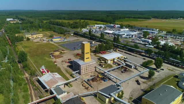 Industrial Area Lubin Obszar Przemyslowy Aerial View Poland
