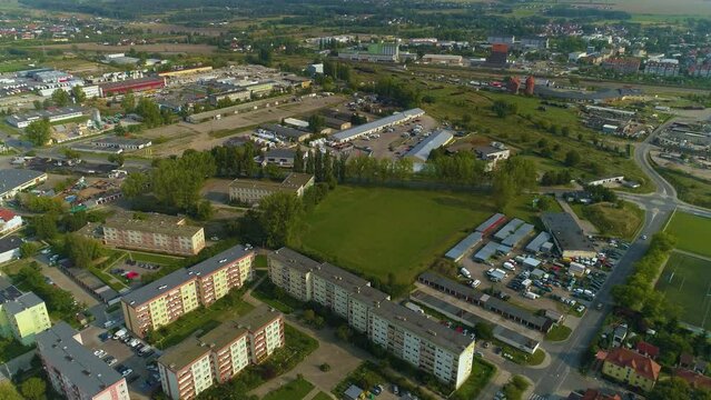 Beautiful Panorama Stargard Piekny Krajobraz Aerial View Poland