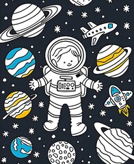 pattern with planets