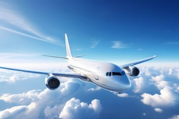 Obraz premium taking off from modern city in the airport