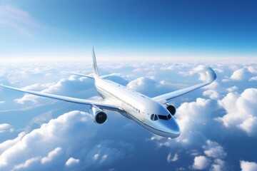 Obraz premium taking off from modern city in the airport