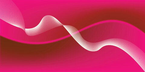 professional social media header poster style gradient banner background, abstract color wave lines neon modern lighting pink orange brown