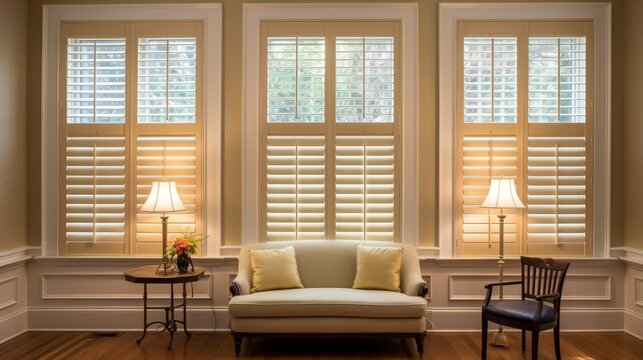 Elegant Window Treatments Plantation Shutters 