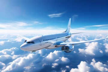 Obraz premium taking off from modern city in the airport