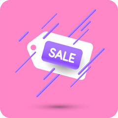 An image to advertise the sale. Poster for advertising discounts. Vector graphics. - 778680535