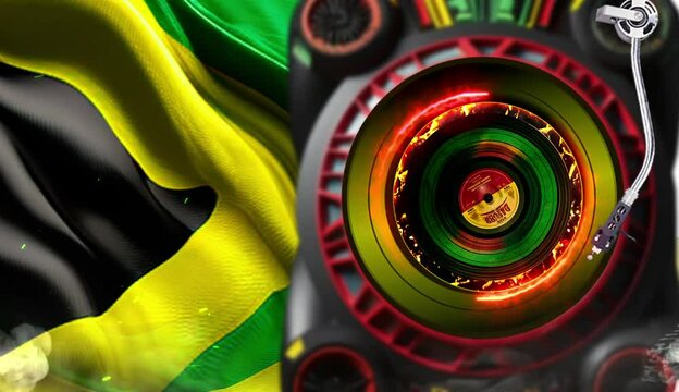 Flyer Midia Digital Reggae Cultural Work flyer jamaica vinyl