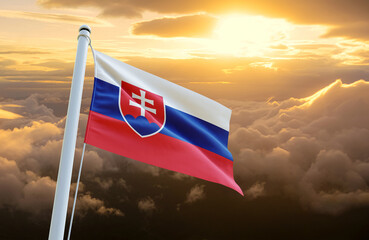 Flag of Slovakia The current form of the national flag of the Slovak Republic  - 778684146