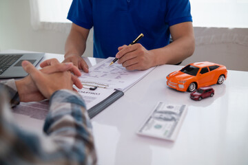 Car dealers recommend car to customers before entering into sales contracts so that customers can...