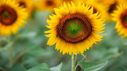 Obraz premium sunflower in the field