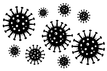 emoji-of virus-vector illustration 