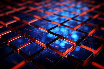 Fototapeta premium Create a stunning futuristic tech background with vibrant colors and sleek, modern elements