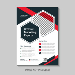 Corporate flyer design template