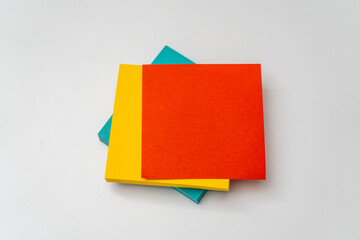 Adhesive note on white background - 778693306