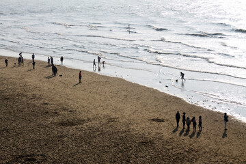 Scheveningen beach at The Hague, Netherlands
