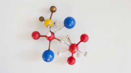Molecular bonding model with chemical compound