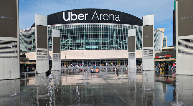 View of the UBER Arena (former Mercedes Benz Arena) in Berlin - Germany April 6, 2024 
