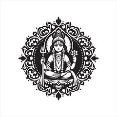 shri krishna vector