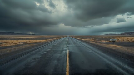 Abandoned Highway of Solitude./n