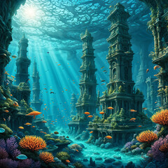 Inside of the sea