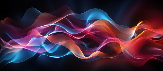 motion sound wave abstract background