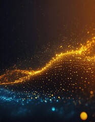 Fototapeta premium abstract particles dots background banner