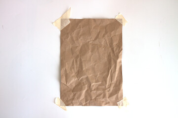 paper vintage on white background