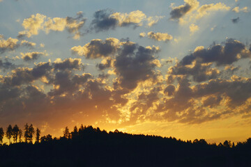 Sonnenaufgang,  Wolken,  Morgenstimmung