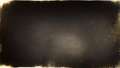vintage dark distressed old photo dust smudges scratches and film grain background texture overlay with vignette border dirty urban grunge black and white retro noise effect 8k 16 9 3d rendering - obrazy, fototapety, plakaty