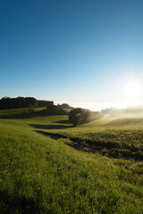 Fototapeta premium Landschaft, Morgenstimmung