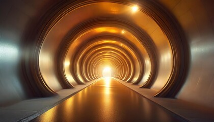 colorful lighted tunnel illustration