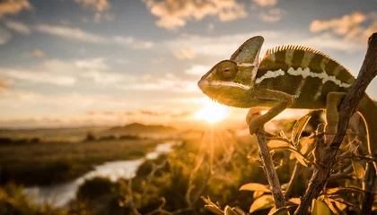 Selbstklebende Fototapeten chameleon © Lucia