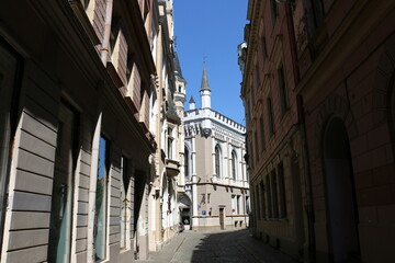25 07 2023 Riga Latvia. Riga, the capital of Latvia, is located on the banks of the Daugava River...