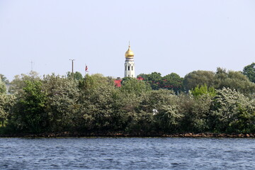 25 07 2023 Riga Latvia. Riga, the capital of Latvia, is located on the banks of the Daugava River...