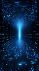 Binary code abstract internet concept background