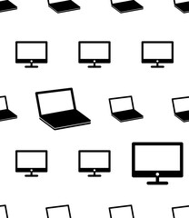 Device Computer Desktop Laptop Icon Seamless Pattern Y_2109001