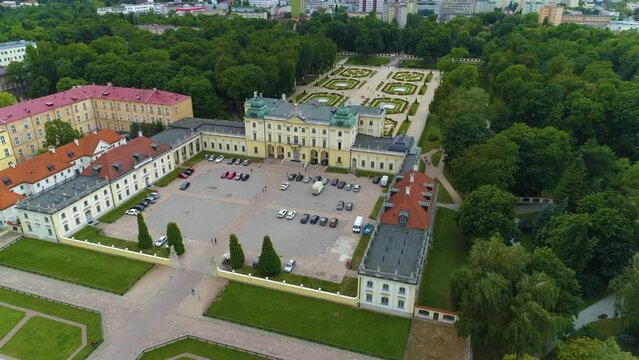 Palac Branickich Bialystok Baroque Palace Aerial View Poland