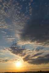Sonnenaufgang, Wolken, Morgenstimmung