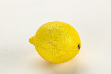 Ripe sour yellow juicy lemon