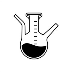 Laboratory Glass Beaker Icon Design